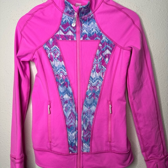 Ivivva by Lululemon Hot Pink Perfect Your Practice Full Zip Track Jacket 14 - Picture 15 of 15